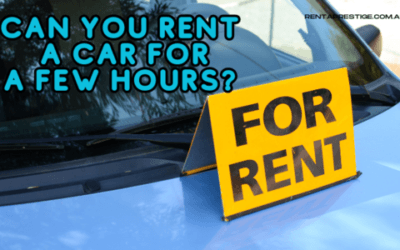 Can You Rent A Car For A Few Hours?